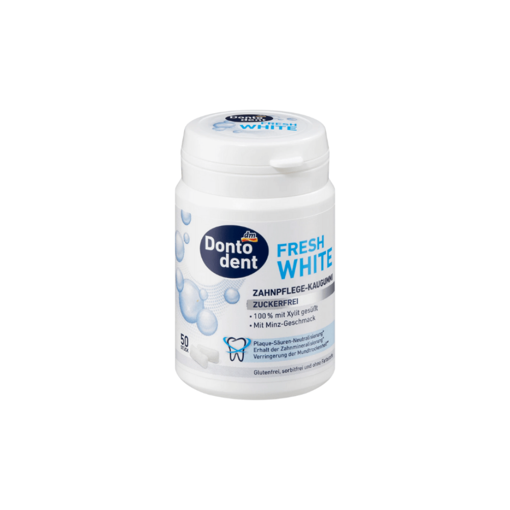 Dontodent Sugar Free Gum Fresh White Mint With Xylit, 50 St