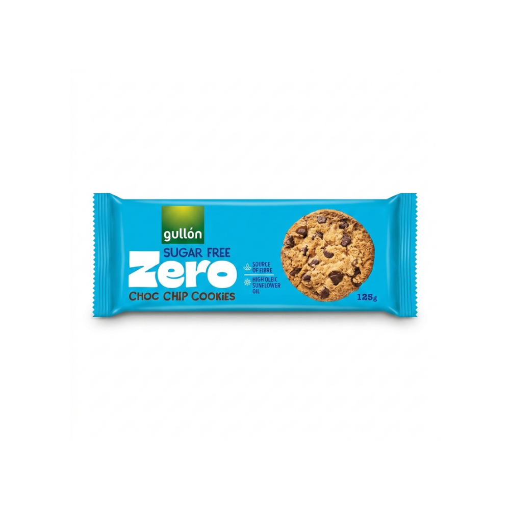 Gullón Zero Sugar Free Chocolate Chip Cookies – 125g