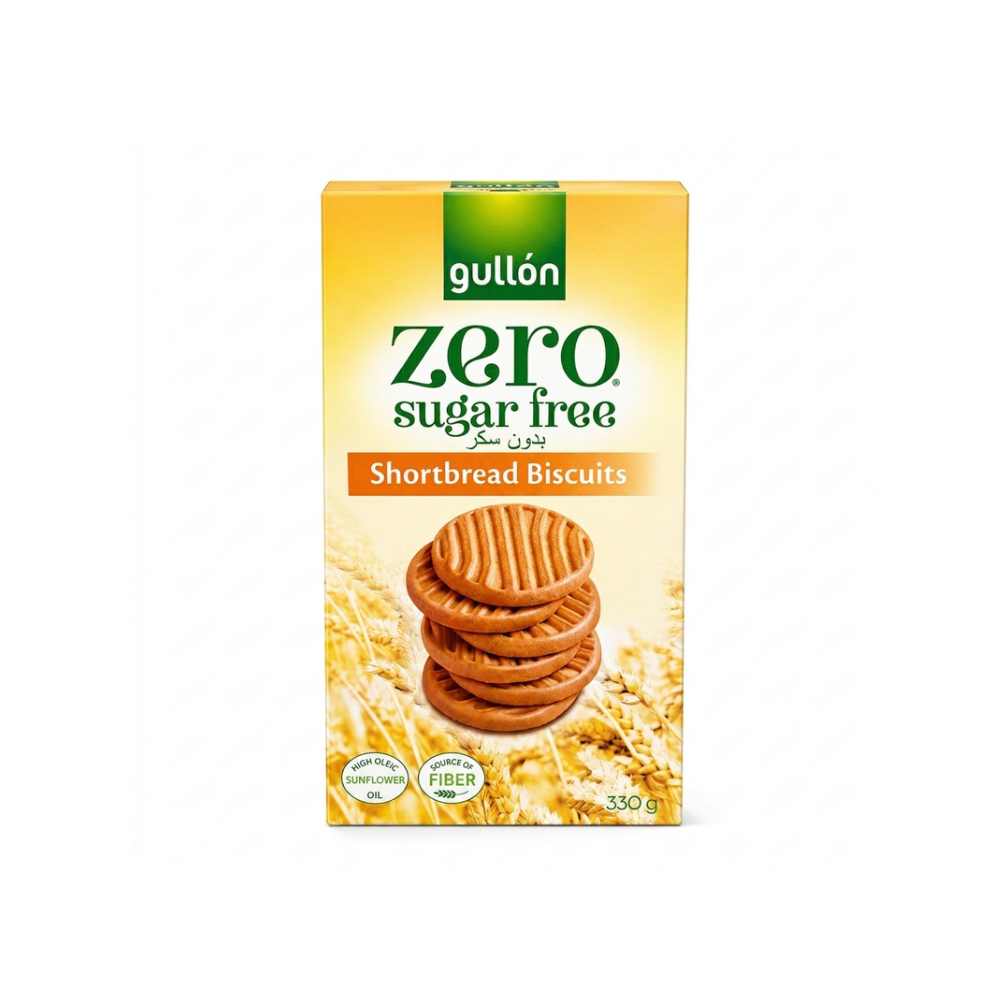 Gullon Zero Sugar Free Shortbread Biscuits 330g
