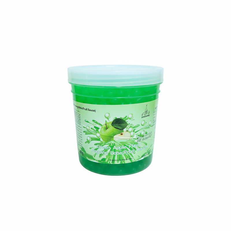 Green Apple Flavour Popping Boba (Fruit Sauce) -1.3 KG