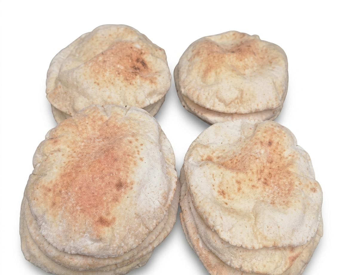 Almasa Gluten-Free Buckwheat Arabic Bread – 300g (4 Pieces)