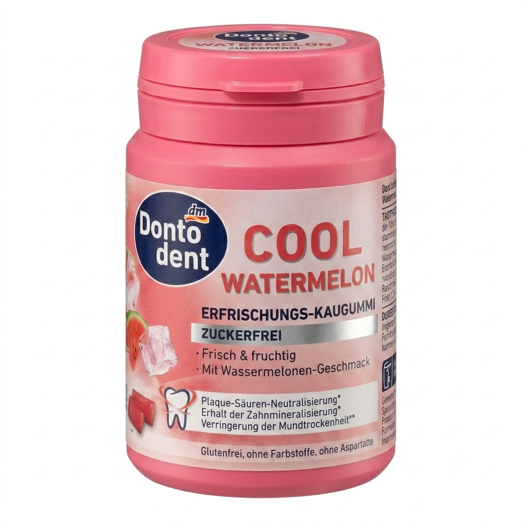 Dontodent Cool Watermelon Sugar-Free Chewing Gum