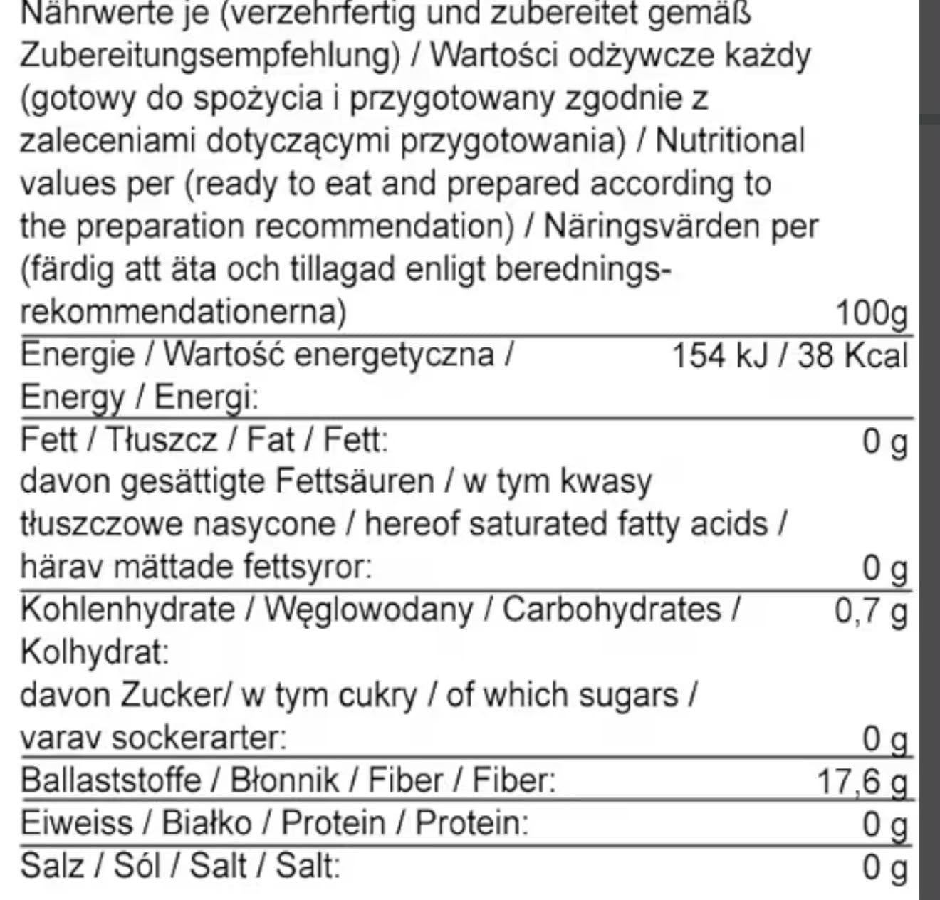 Dry Konjac Rice – 250g