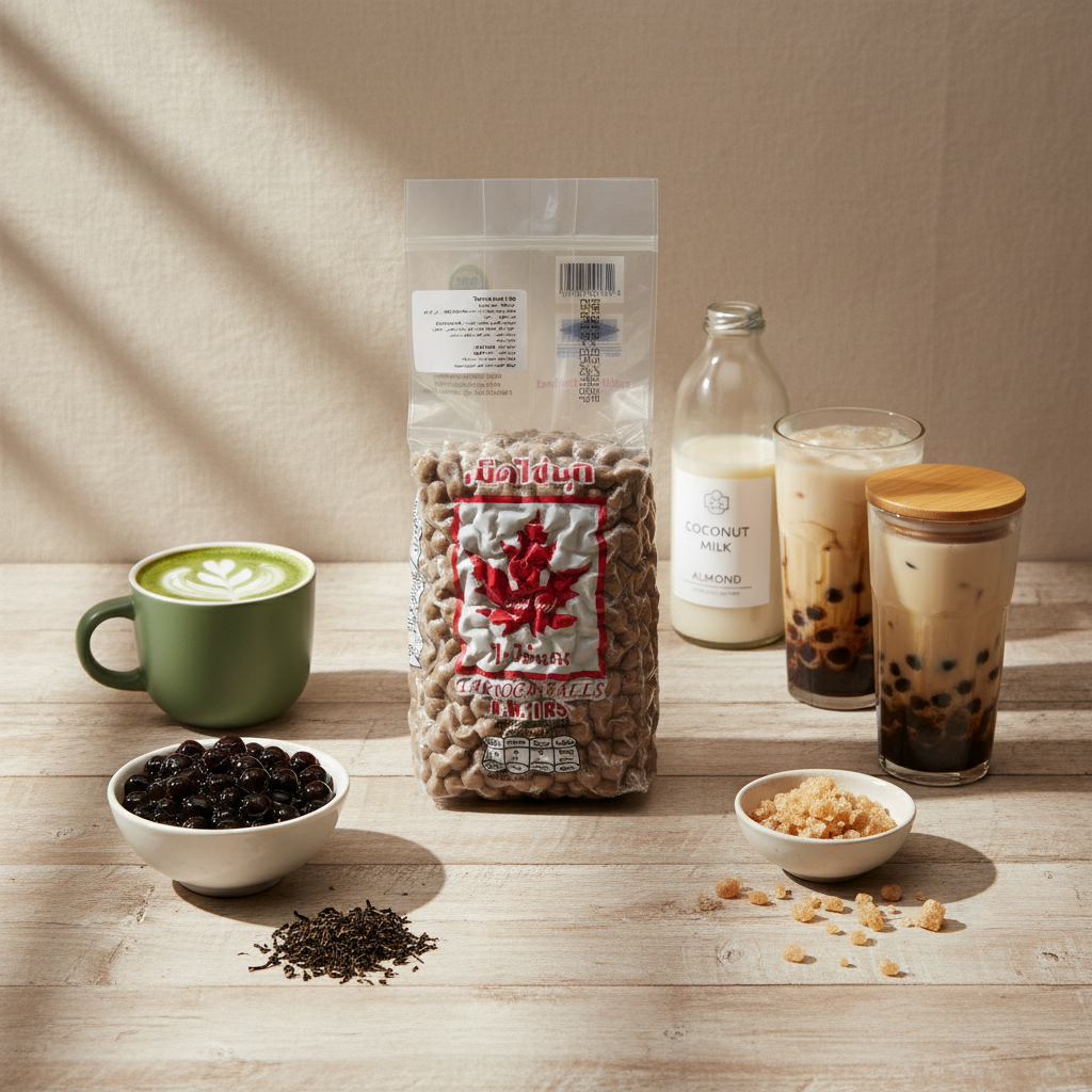 ريد ليف حبات تابيوكا تايلاندية – شاي بوبا – 1 كجم