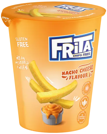 Frita Chips Fries Nacho Cheese Flavour