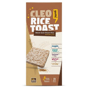 Cleo Rice Toast Whole Grain Brown Rice (20 Toasts)