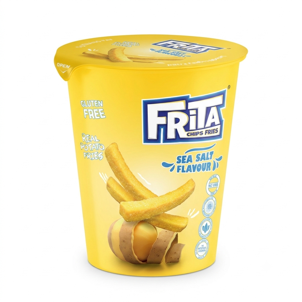 Frita Chips Fries Sea Salt Flavour