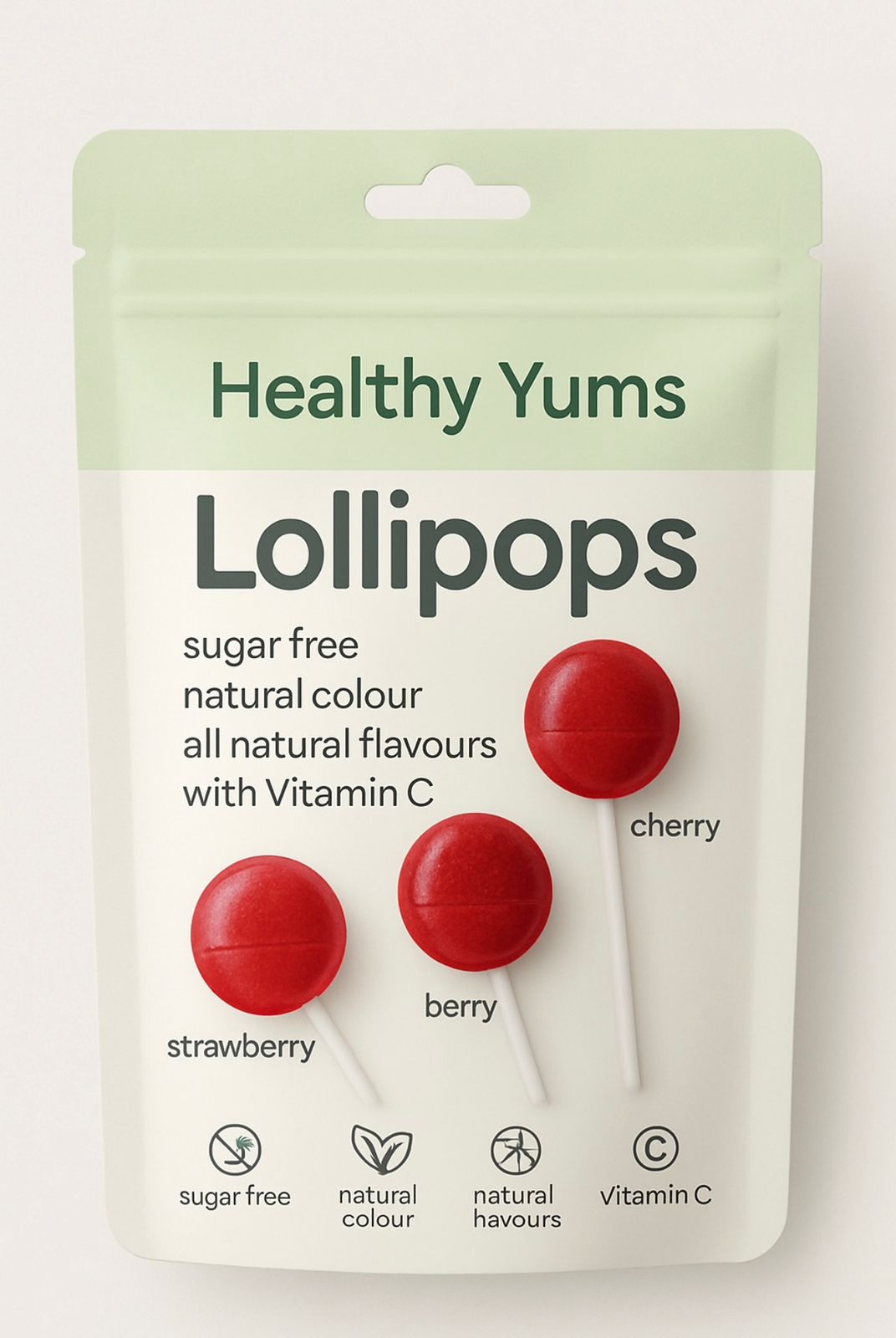 Healthy Yums lollipops