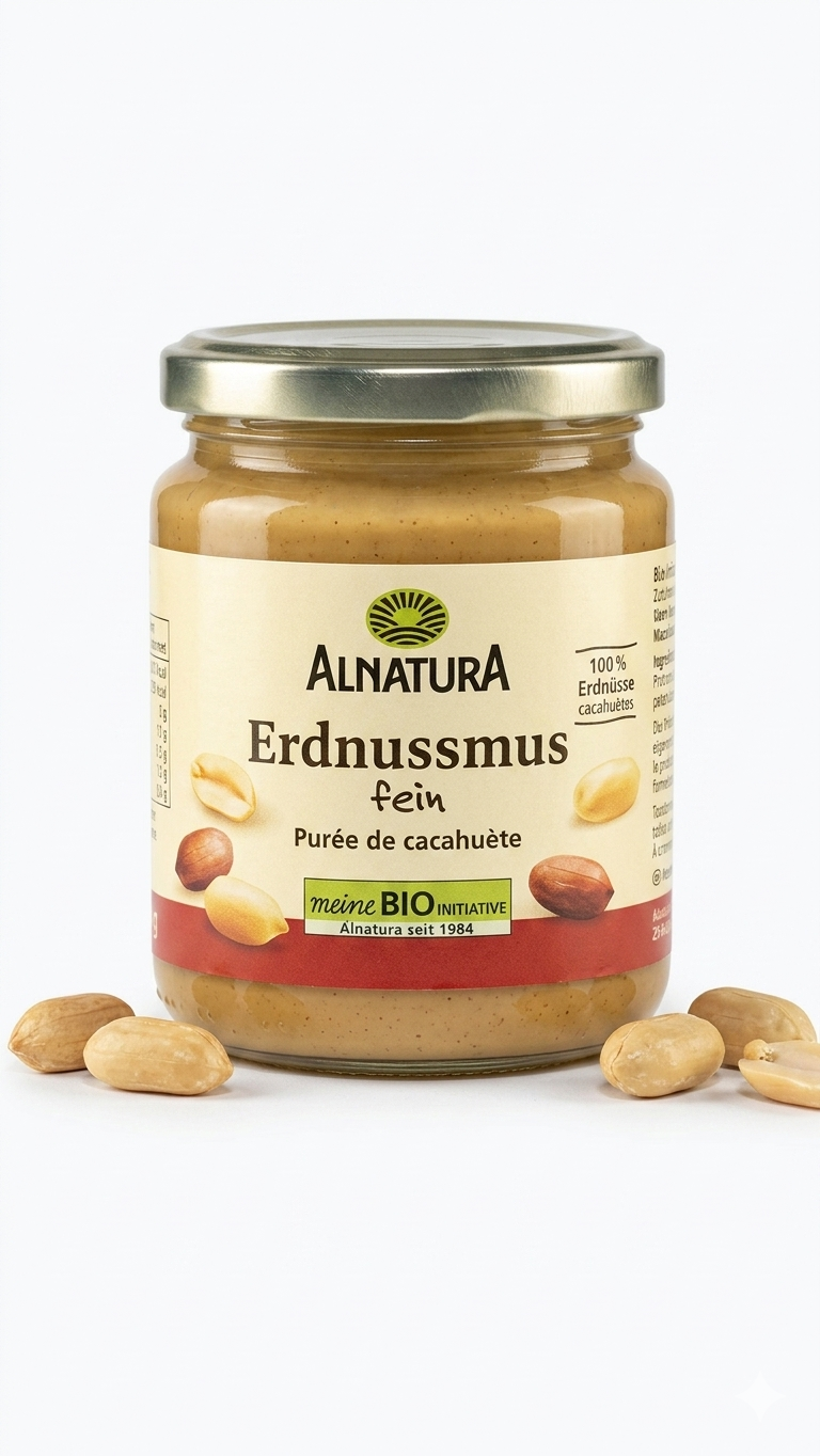Alnatura Organic Peanut Puree (Smooth)