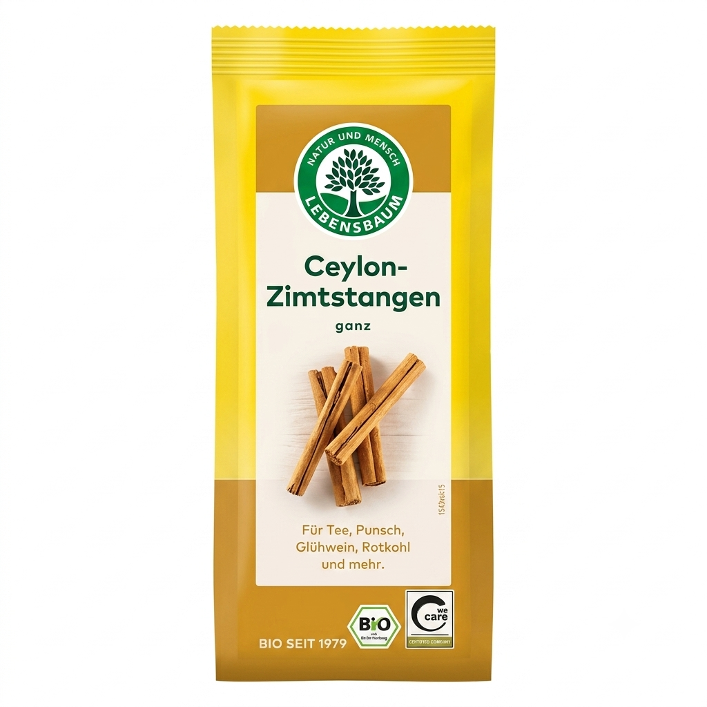 Lebensbaum Organic Whole Ceylon Cinnamon Sticks