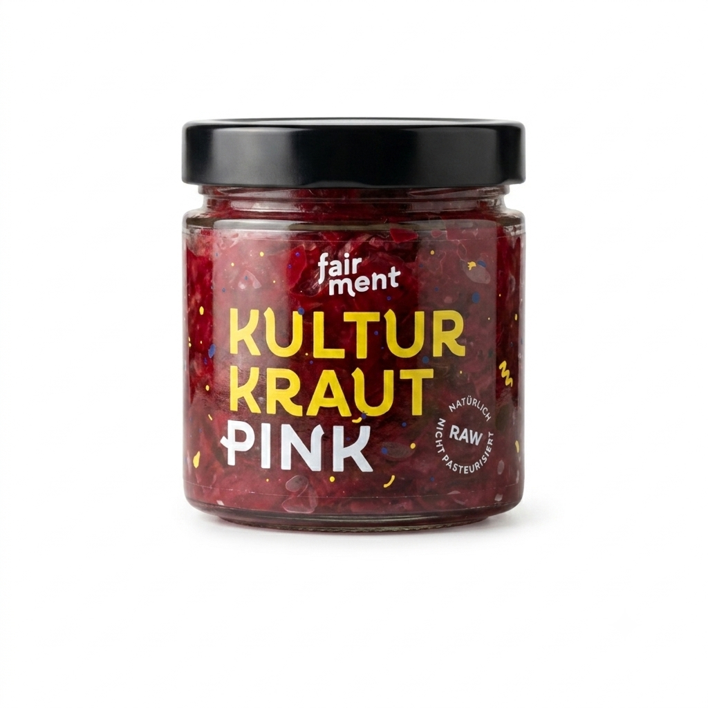 Fairment Organic raw Sauerkraut with vegan and gluten free - 330 g
