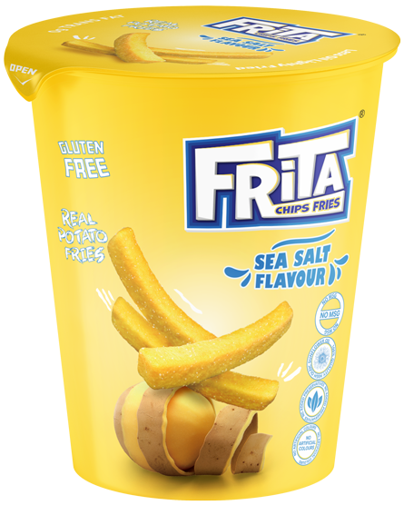 Frita Chips Fries Sea Salt Flavour
