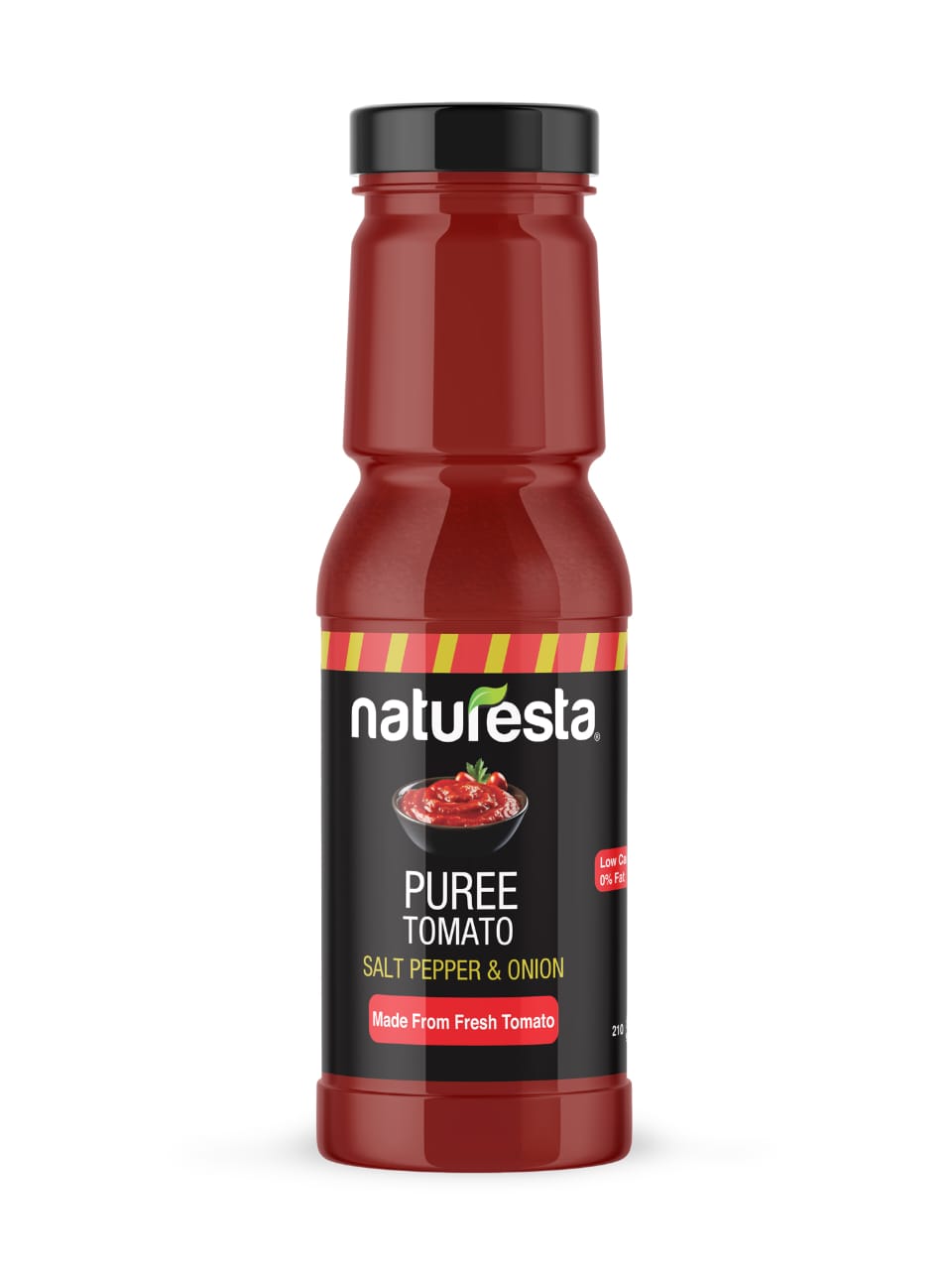 Naturesta Puree Tomato Salt Pepper and Onion (210g)