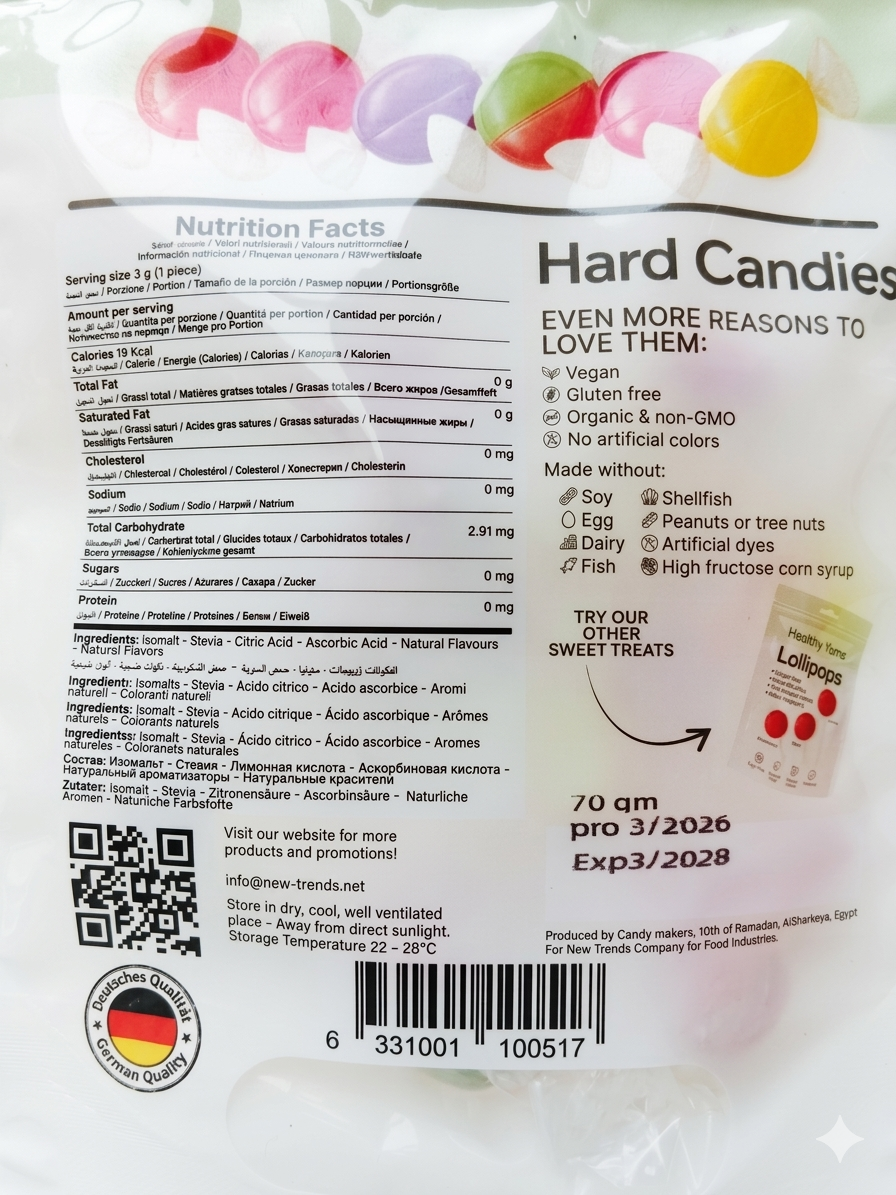 Healthy Yums Hard candies