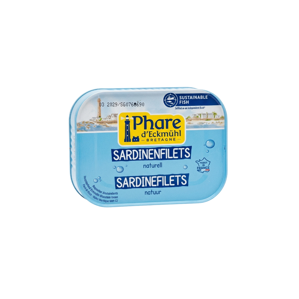 Phare d'Eckmühl Wild Sardine Fillets in Natural Juice