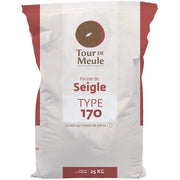 Moulin Bourgeois Stone Ground Rye Flour T170 – 25 kg