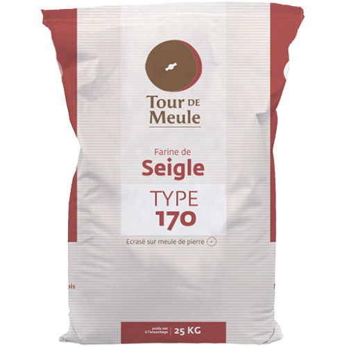 Moulin Bourgeois Stone Ground Rye Flour T170 – 25 kg