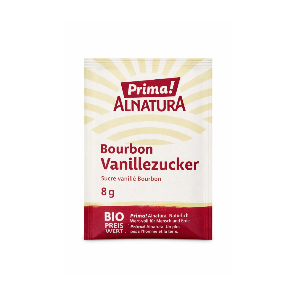 Alnatura Organic Bourbon Vanilla Sugar 3 x 8 g