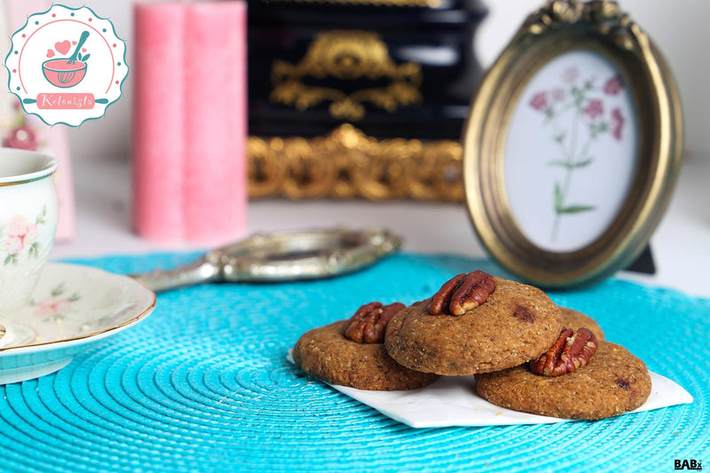low carb Almond flour caramel pecan cookies - ketonista - Eat Good