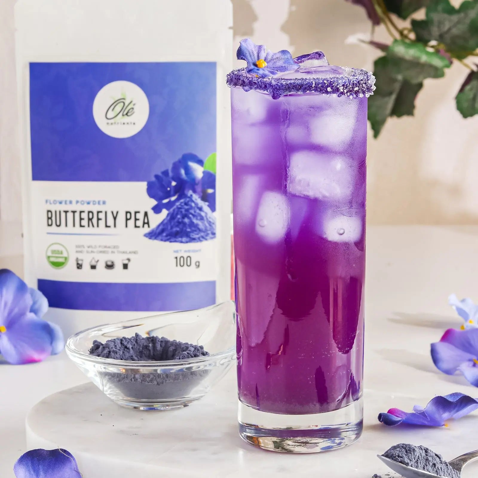 Ole organic Butterfly pea flower powder - Eat Good