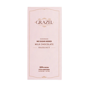 Sugar-Free Milk Chocolate - Hazelnut - grazel - Eat Good